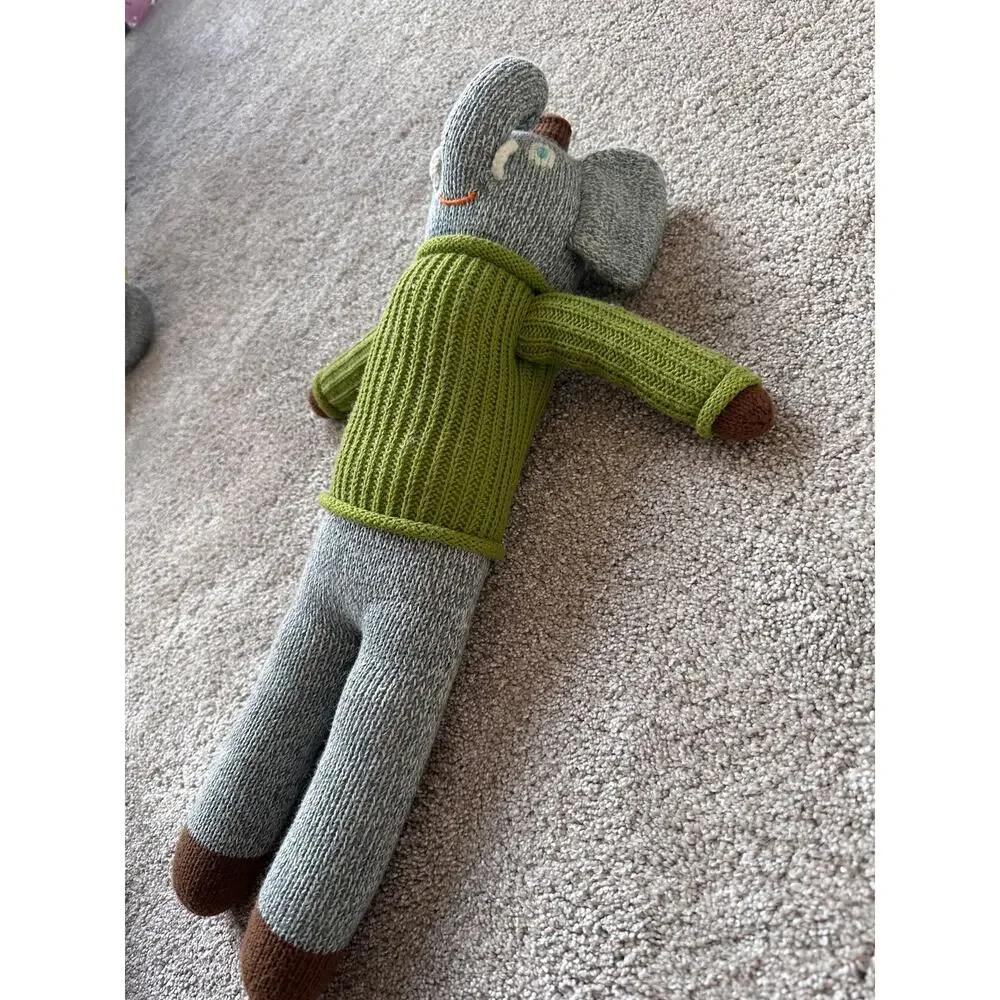 Blabla Regular Hercule the Elephant Cotton Knit Animal